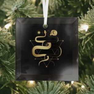 Ornement En Verre Créez votre propre Arcane d'or Amateurs Tarot