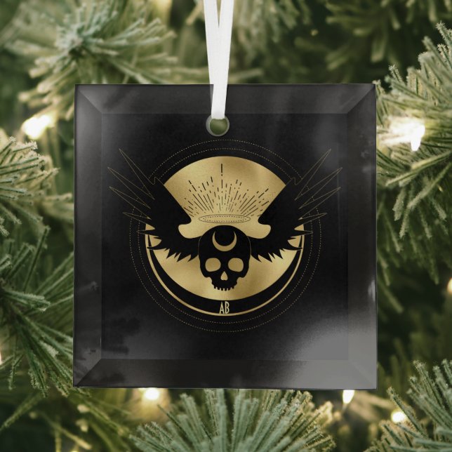 Ornement En Verre Créez votre propre Arcane doré de tempérance de Ta (Insitu)