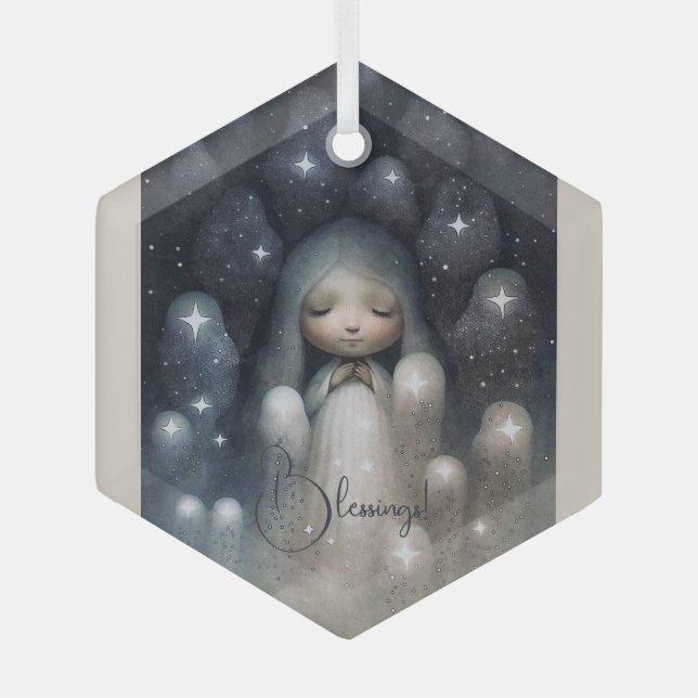 Ornement En Verre Créez votre propre Fée Twinkinkstar (Recto)