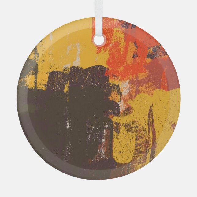 Ornement En Verre Croquis artistique créatif, texture colorée. (Recto)