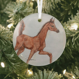 Ornement En Verre Dancing Filly par Hevener