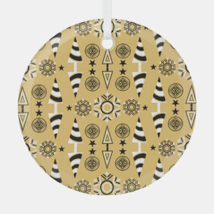 Ornement En Verre Décor de Noël Art Nouveau