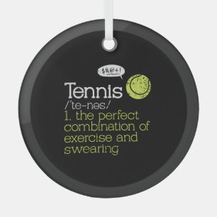 Ornement En Verre Définition du tennis