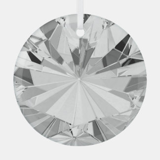 Ornement En Verre Diamant réaliste : 3D Texture Gros plan