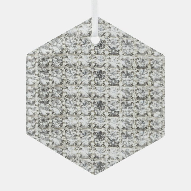 Ornement En Verre Diamond Customized (Recto)