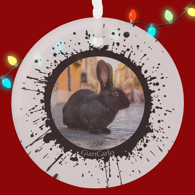 Ornement En Verre do-it-yourself lapin en Italie Noël (Créateur téléchargé)