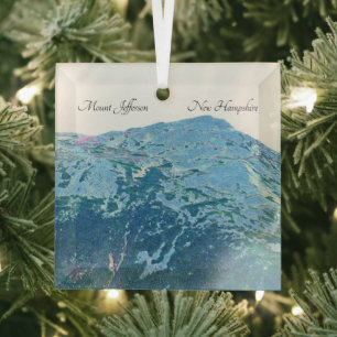 Ornement en verre du mont Jefferson