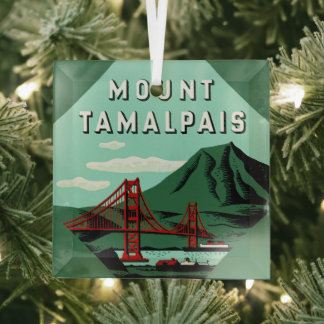 Ornement en verre du mont Tamalpais