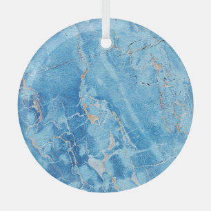 Ornement En Verre Élégance du marbre : Surface texturée naturelle.