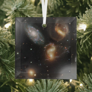 Ornement En Verre Épave galactique de Stephan's Quintet