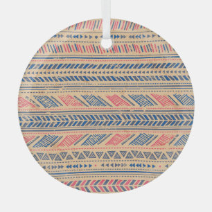 Ornement En Verre Ethnie tribale vintage : motif sans couture.