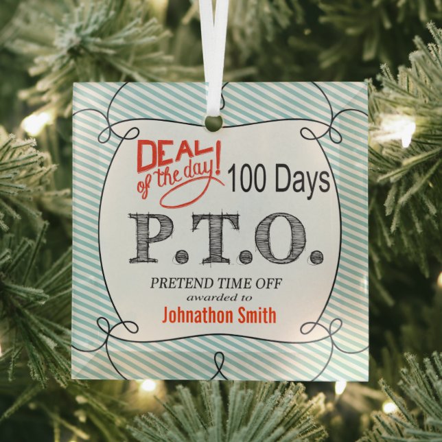 Ornement En Verre Félicitations amusantes pour faire semblant d'être (Insitu)