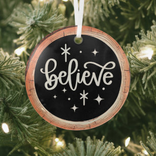 Ornement En Verre Fêtes de Noël