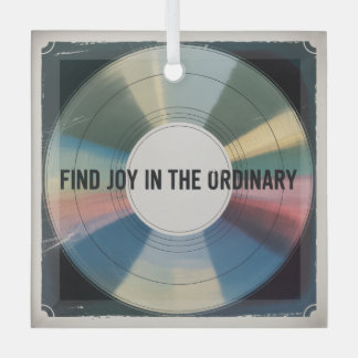 Ornement En Verre Find Joy In The Ordinary