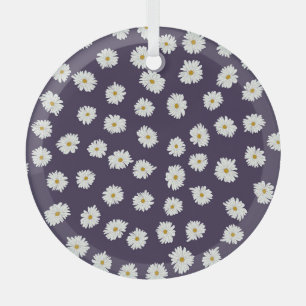 Ornement En Verre Fleurs marguerites : petit motif sans soudure.