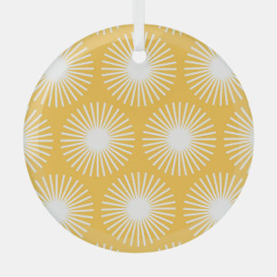 Ornement En Verre Fleurs simples : design sans couture scandinave.
