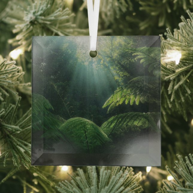 Ornement En Verre Forêt | Fermes dans la forêt tropicale (Insitu)