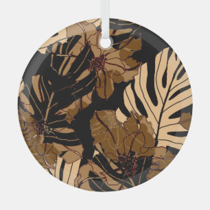 Ornement En Verre Fraise colorée : Aquarelle Peas Rose