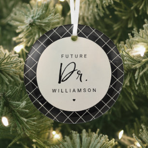 Ornement En Verre Futur médecin Doctorant Médicale School