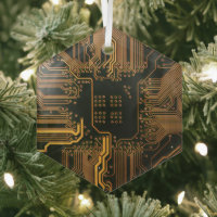 Geek Sortie carte circuit électronique orange PCB 