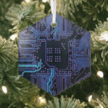 Ornement En Verre Geek Sortie carte de circuit électronique Nerd PCB<br><div class="desc">PCB Circuit Board cadeaux pour les geeks ou cadeaux pour les nerds. En voici un pour l'Ordinateur Nerd ou Geek en chacun de nous. Geek Sortez votre Nerd avec cette carte circuit électronique PCB. Il s'agit d'une image de fond d'une carte de circuit imprimé ou d'une carte de circuit électronique....</div>