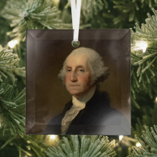 Ornement En Verre George Washington 1er président américain par Stua