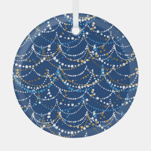 Ornement En Verre Grain de Noël : motif festif sans soudure