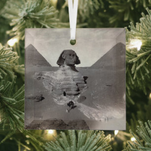 Ornement En Verre Grande Sphinx & Nécropole des pyramides de Gizeh É