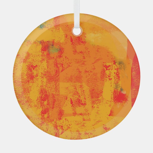 Ornement En Verre Gros plan : Texture naturelle. (Recto)