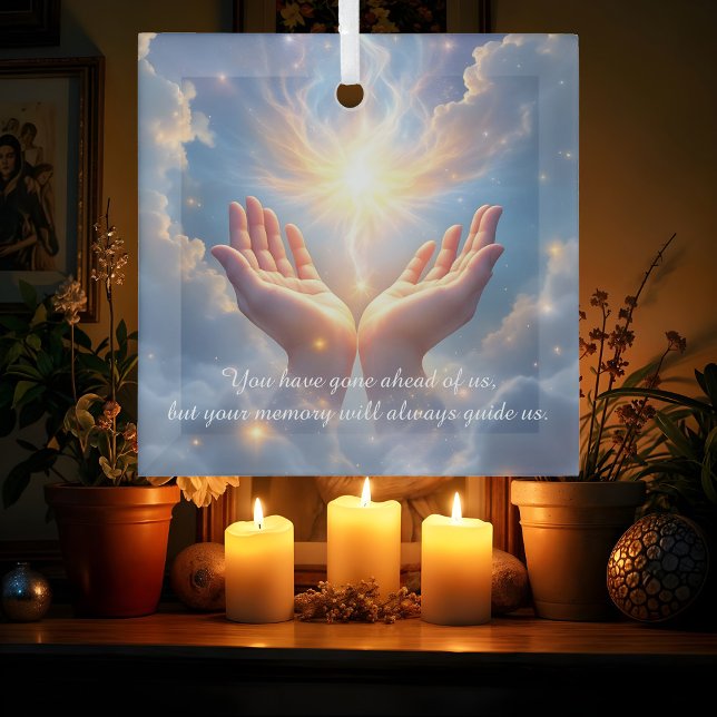 Ornement En Verre Hands Set the Soul Free, sympathy  (Créateur téléchargé)