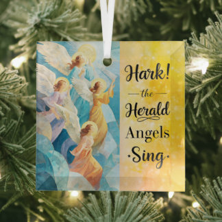 Ornement En Verre Hark! The Herald Angels Sing Ornament
