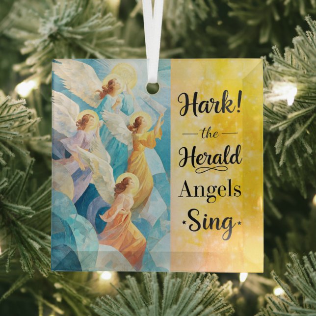 Ornement En Verre Hark! The Herald Angels Sing Ornament (Insitu)