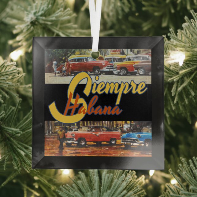 Ornement En Verre Havana Cuba - Siempre Habana (Insitu)