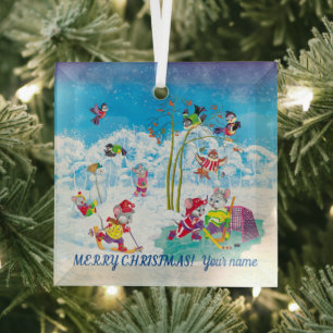 Ornement En Verre hockey