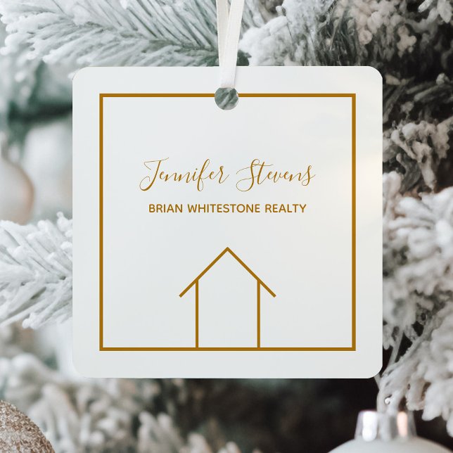 Ornement En Verre Immobilier Entreprise Élégante Personnalisation Go (Créateur téléchargé)