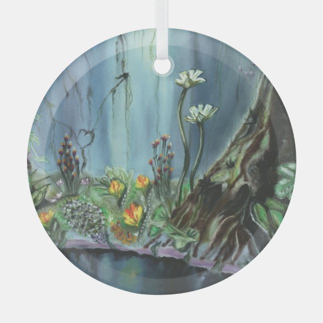 Ornement En Verre Jardin forestier (Recto)