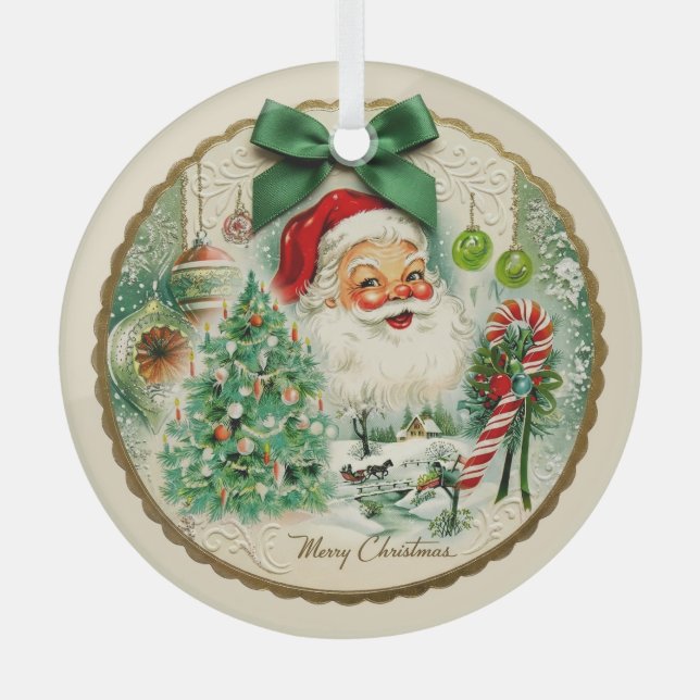 Ornement En Verre Kitschmas Nostalgique  (Recto)