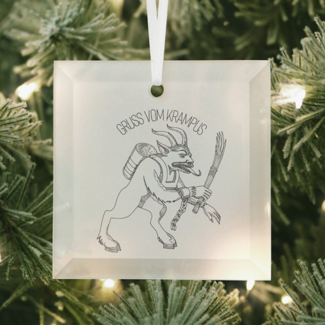 Ornement En Verre Krampus (Insitu)