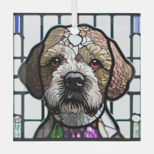 Ornement En Verre Lagotto Romagnolo "Verre Tiré"