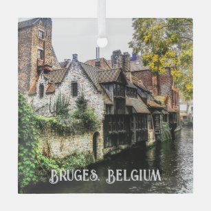 Ornement En Verre Les canaux de Bruges