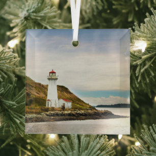 Ornement En Verre Les phares   Phare de Georges Island