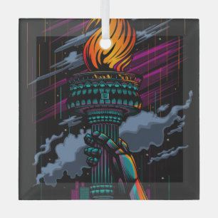 Ornement En Verre Liberté