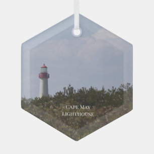 Ornement En Verre L'ornement du phare du Cap May