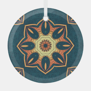 Ornement En Verre Mandala ethnique : motif vintage sans soudure