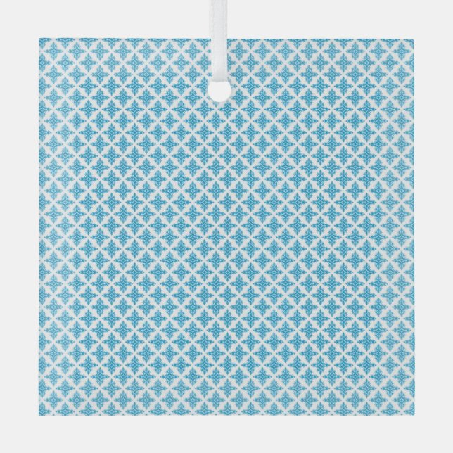 Ornement En Verre Modèle floral (Recto)