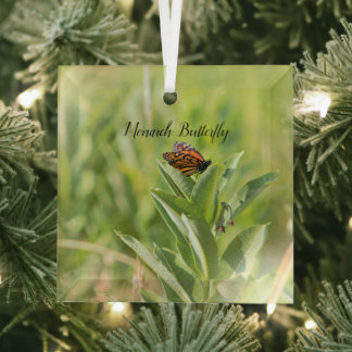Ornement En Verre Monarch Butterfly