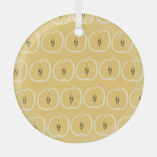 Ornement En Verre Motif Apple vintage : Fond d'écran.