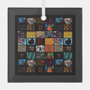 Ornement En Verre Motif d'arts pop décoratifs