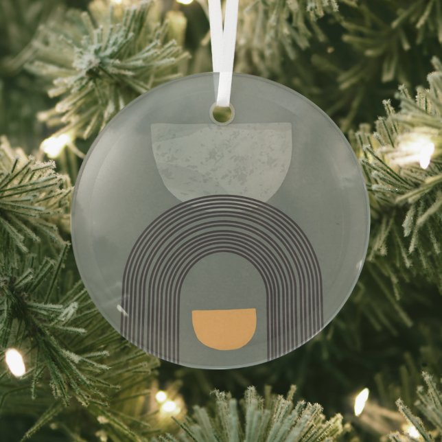 Ornement En Verre motif de formes Abstraites de Bohême (Insitu)