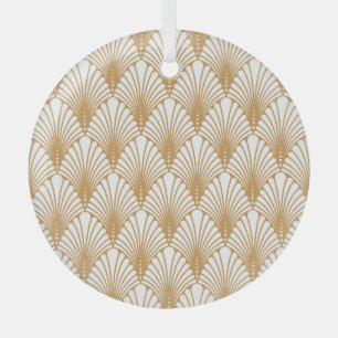 Ornement En Verre Motif géométrique arabesque vintage sans couture